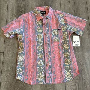 Billabong boys button down t shirt lightweight